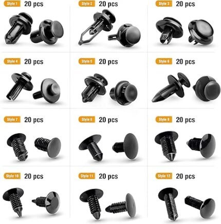 car bumper retainer clips kit