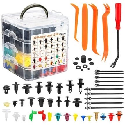 universal car retainer clips kit