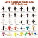 universal car retainer clips kit