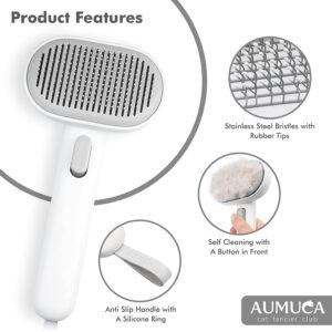 Aumuca Cat Brush for Shedding