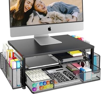 Computer Monitor Stand with Drawer
