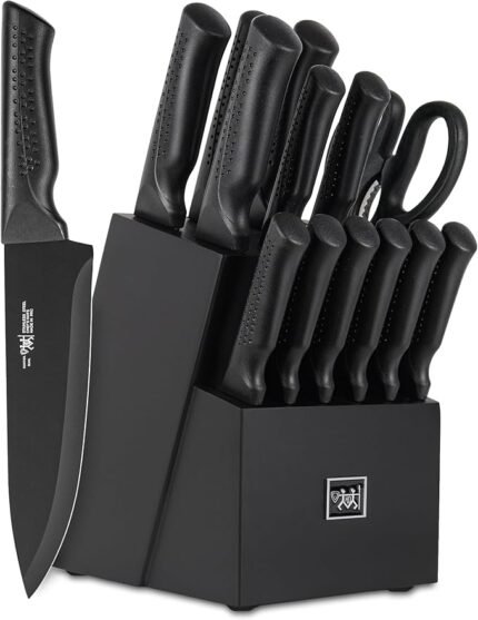 Kitchen Knife Set with Block
