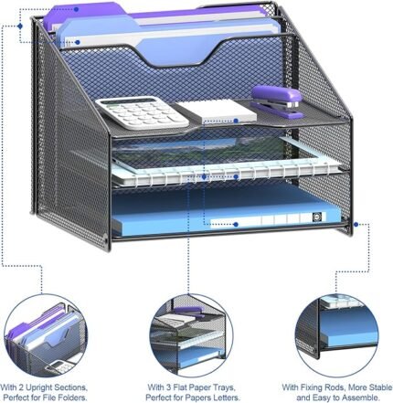 Mesh Letter File Organizer