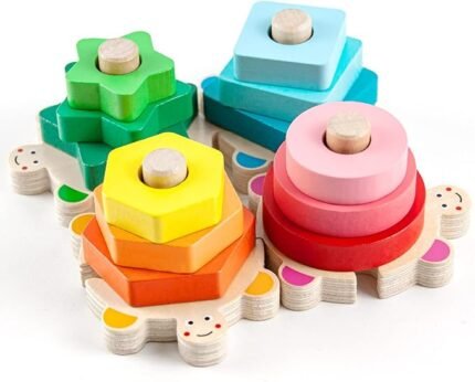 Montessori stacking toys for toddlers
