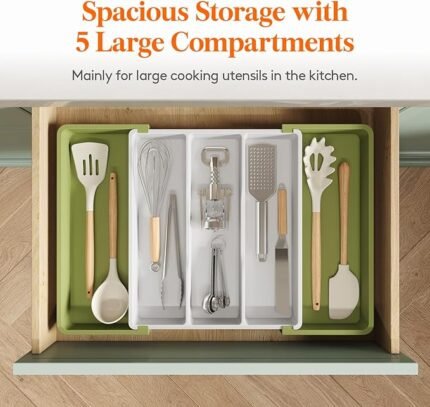 Utensil Organizer for Kitchen Drawers