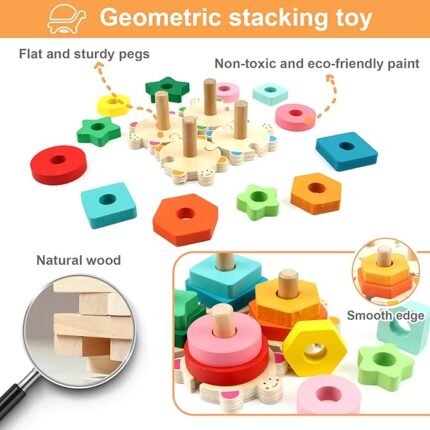 Montessori stacking toys for toddlers